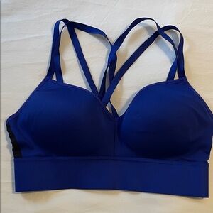 Under Armour Women's Blue Strappy Sports Bra